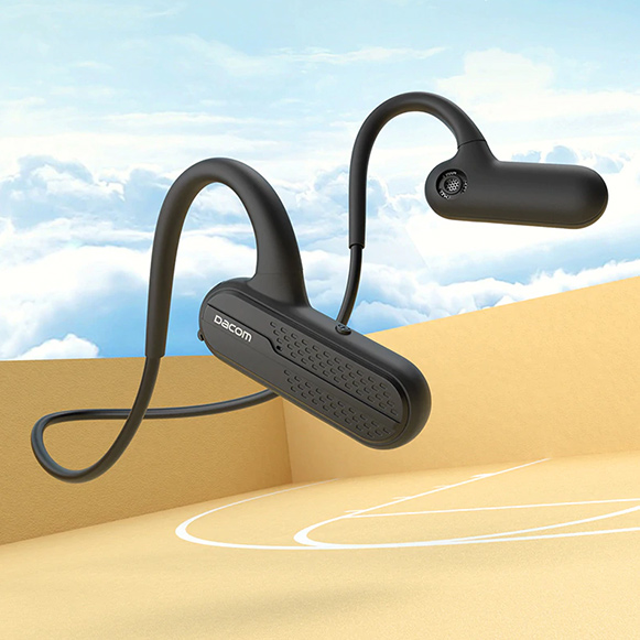 Bezdrôtové slúchadlá s dlhou výdržou.  Dacom AirWings MP3 do uší.